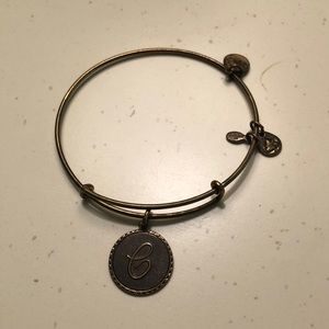 Alex and ani gold “C” initial bracelet